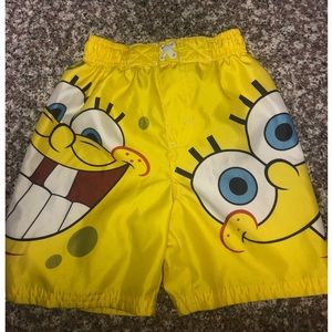 Sponge bob swim trunks